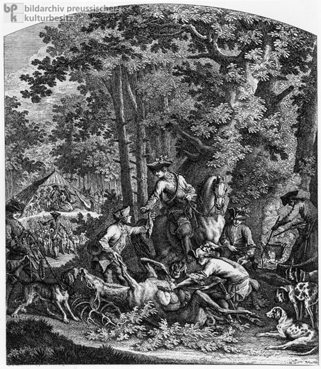 The End of the Stag Hunt (c. 1740)